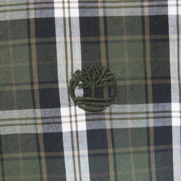 Timberland* Men's Long Sleeve Button Down Curved Hem Slim Fit Shirt~ Size XL - Picture 8 of 13